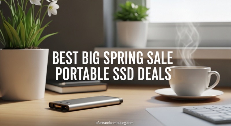 Best Big Spring Sale Portable SSD Deals