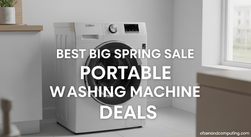 Best Big Spring Sale Portable Washing Machine Deals