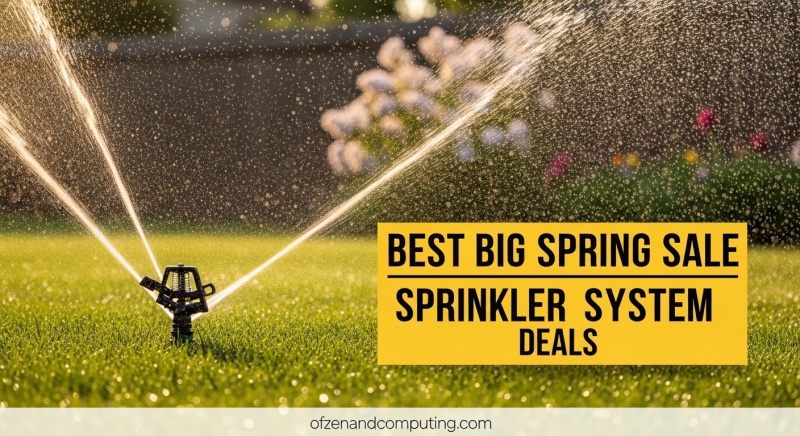 Best Big Spring Sale Sprinkler System Deals on Amazon