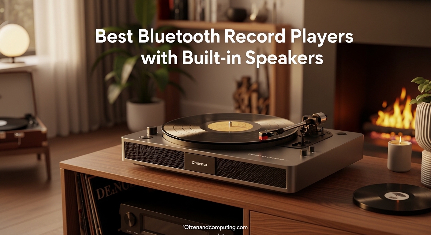 Best Bluetooth Record Players with Built-in Speakers