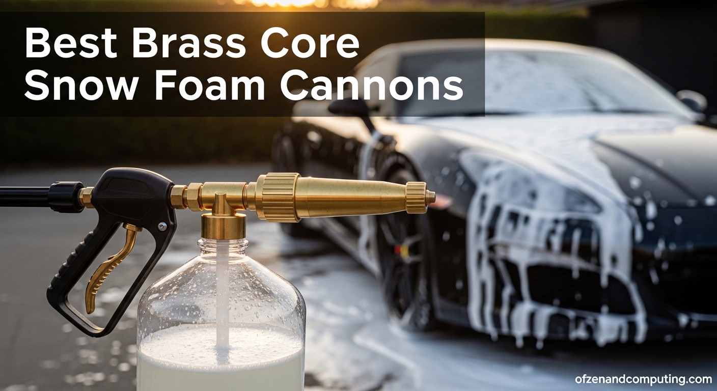 Best Brass Core Snow Foam Cannons