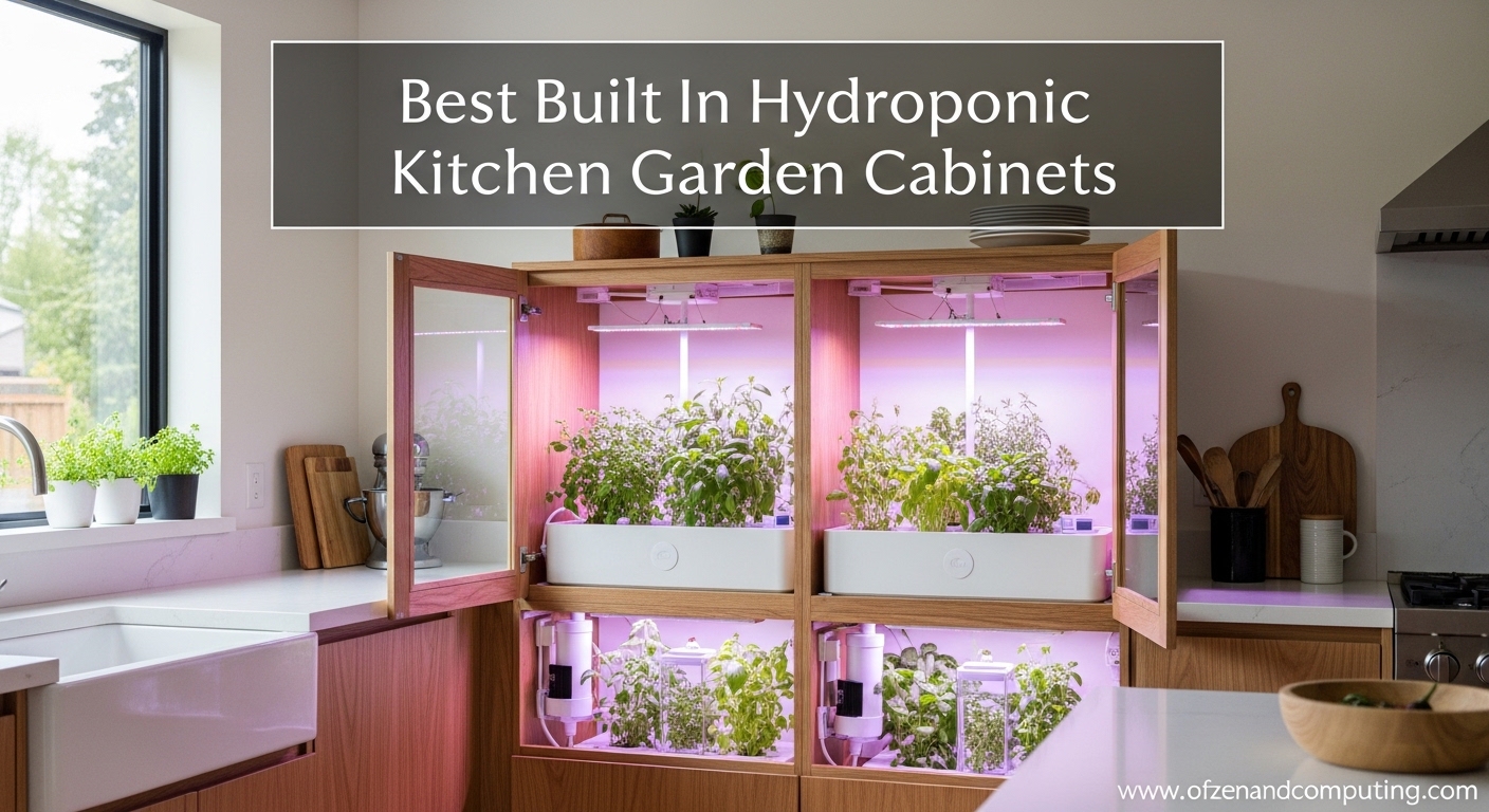 Best Built In Hydroponic Kitchen Garden Cabinets