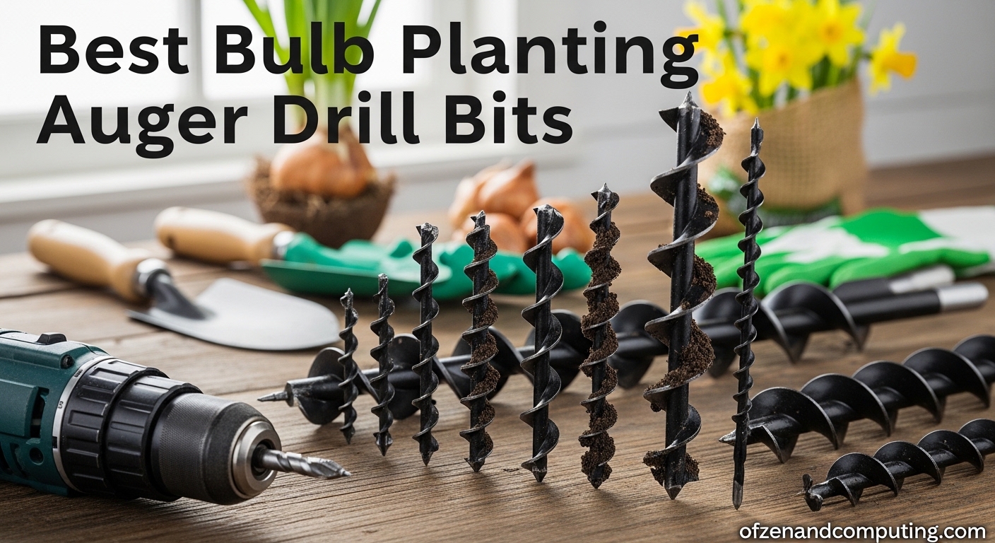 Best Bulb Planting Auger Drill Bits