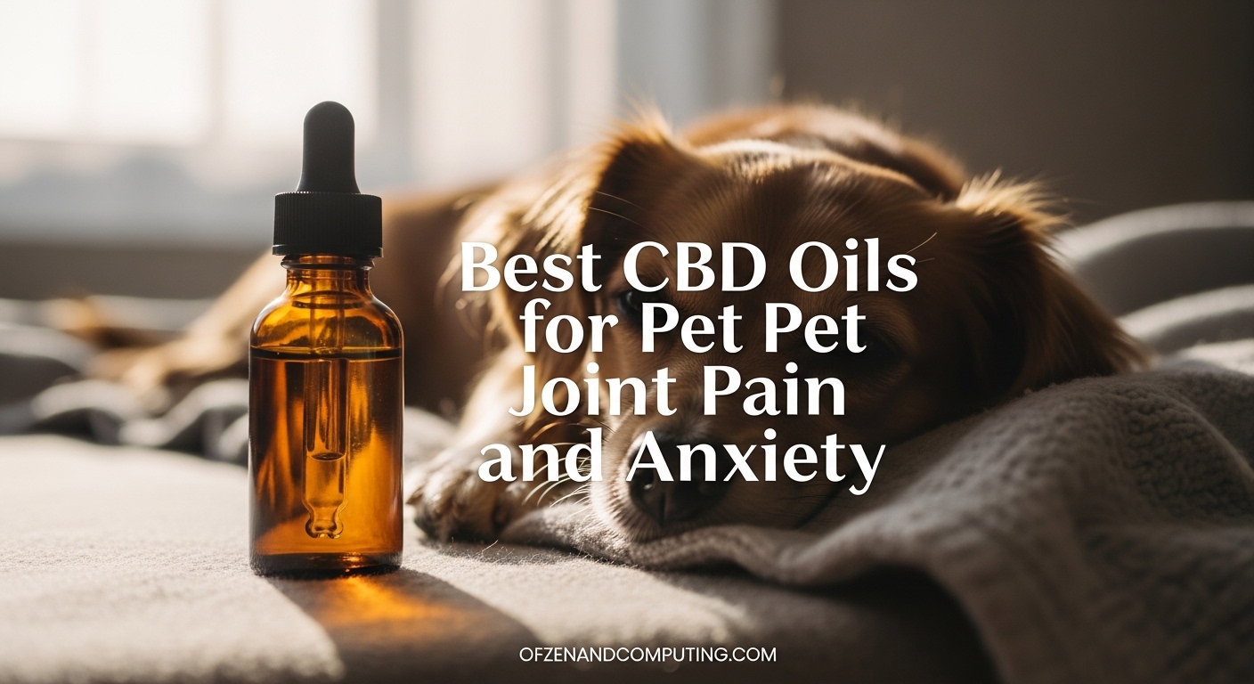 Best CBD Oils for Pet Joint Pain and Anxiety