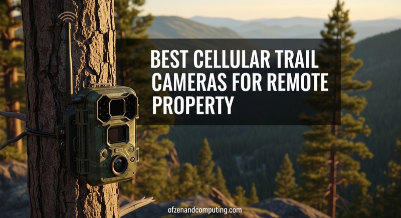 Best Cellular Trail Cameras for Remote Property
