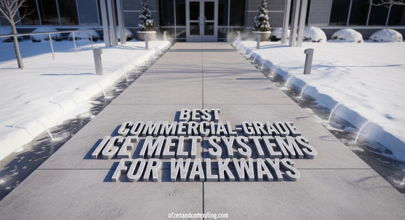 Best Commercial-Grade Ice Melt Systems for Walkways