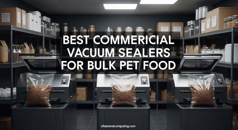 Best Commercial Vacuum Sealers for Bulk Pet Food