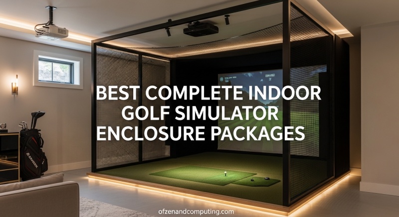 Best Complete Indoor Golf Simulator Enclosure Packages