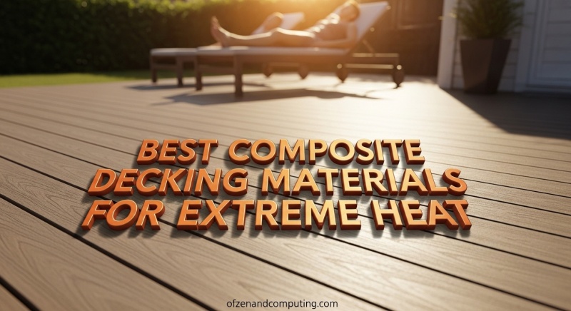 Best Composite Decking Materials for Extreme Heat