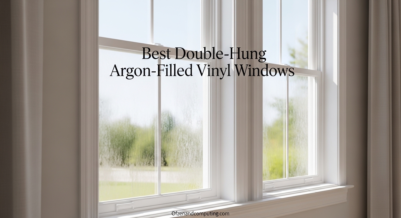 Best Double-Hung Argon-Filled Vinyl Windows
