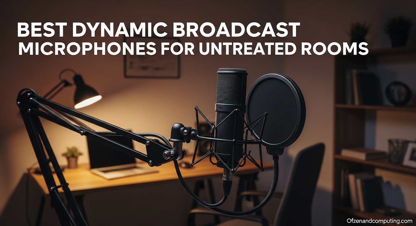 Best Dynamic Broadcast Microphones for Untreated Rooms