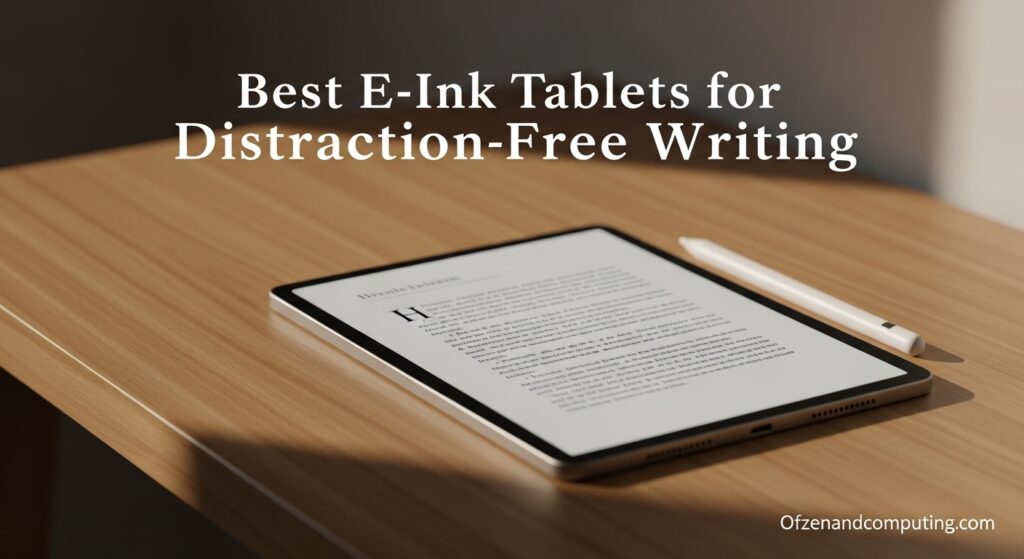 8 Best E-Ink Tablets for Distraction-Free Writing (March 2026)