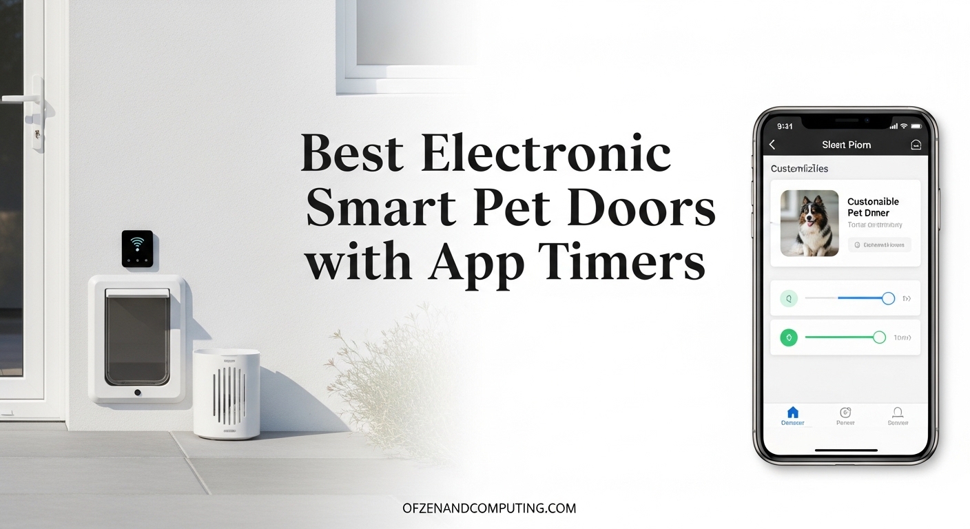 Best Electronic Smart Pet Doors with App Timers