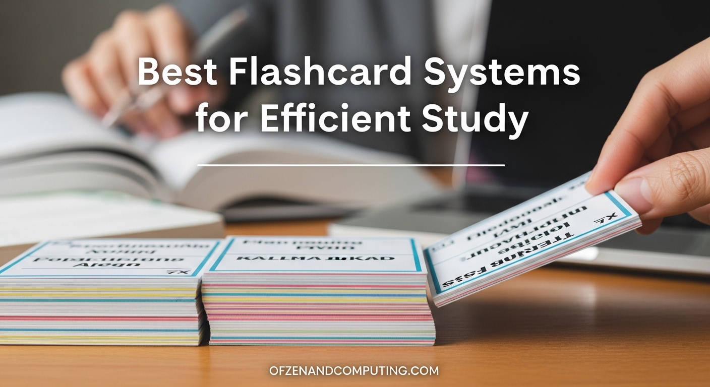 Best Flashcard Systems for Efficient Study