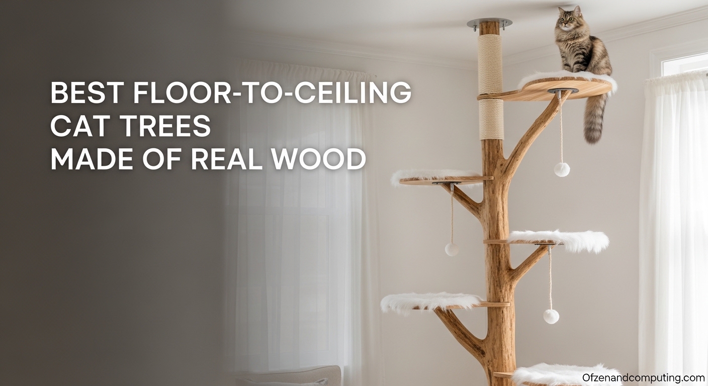 Best Floor-to-Ceiling Cat Trees Made of Real Wood