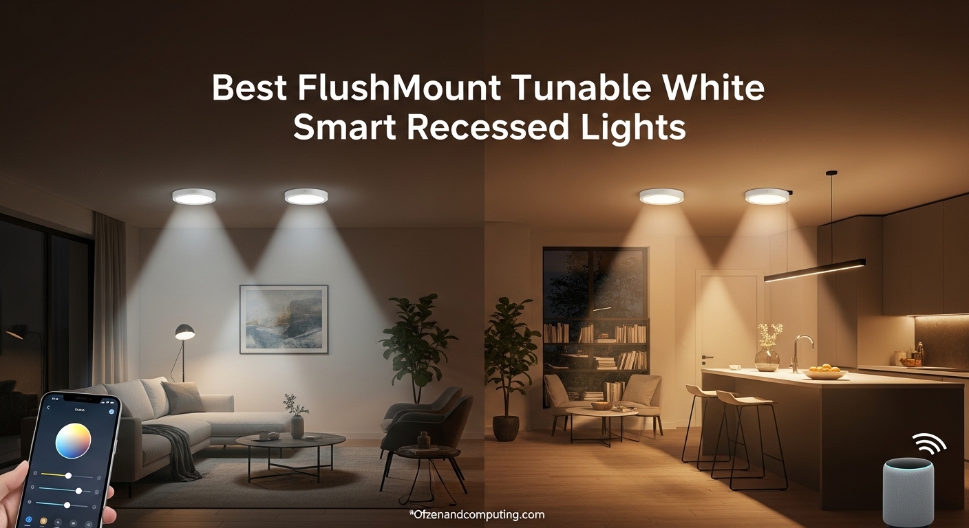 Best Flush-Mount Tunable White Smart Recessed Lights