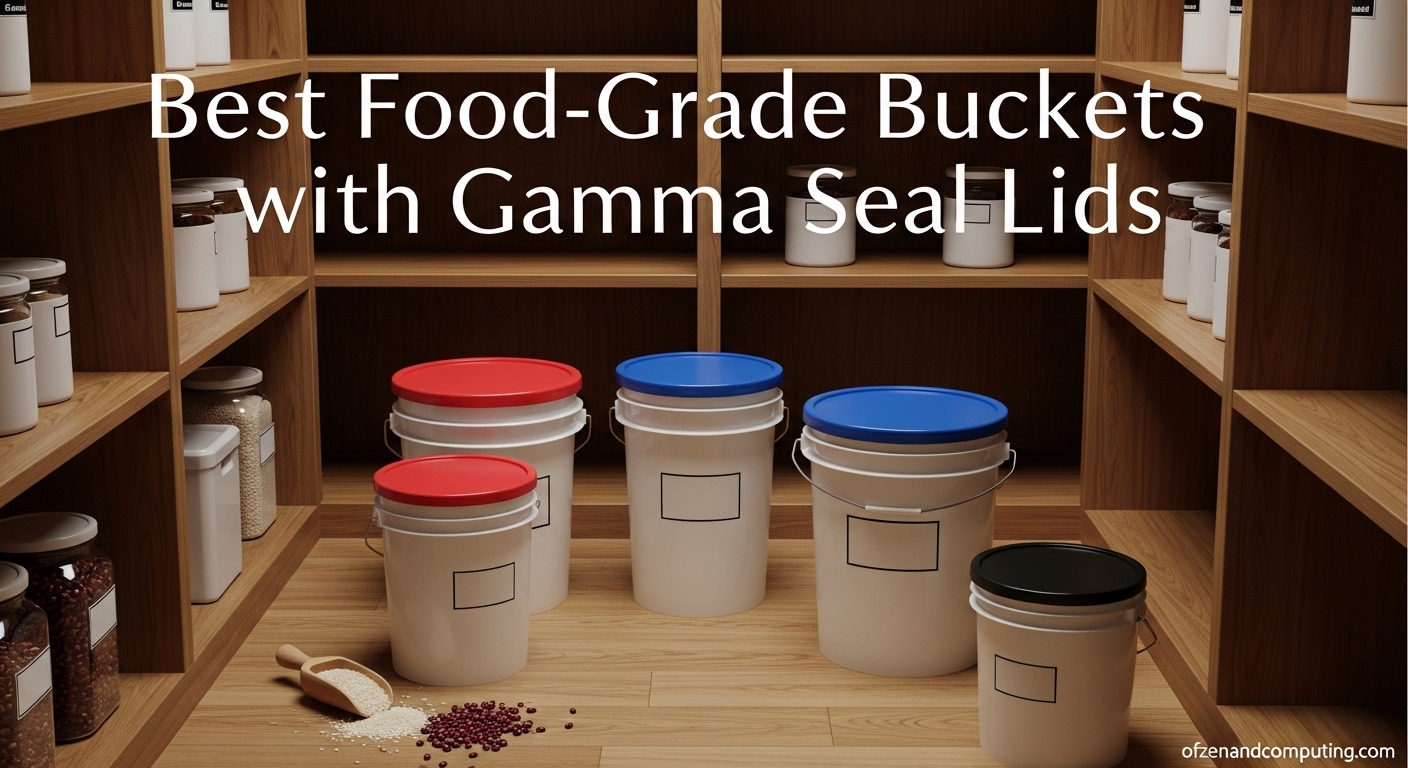 Best Food-Grade Buckets with Gamma Seal Lids