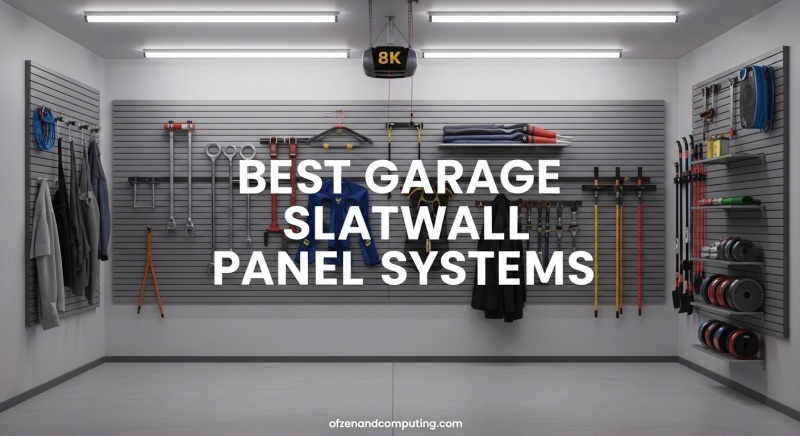 Best Garage Slatwall Panel Systems
