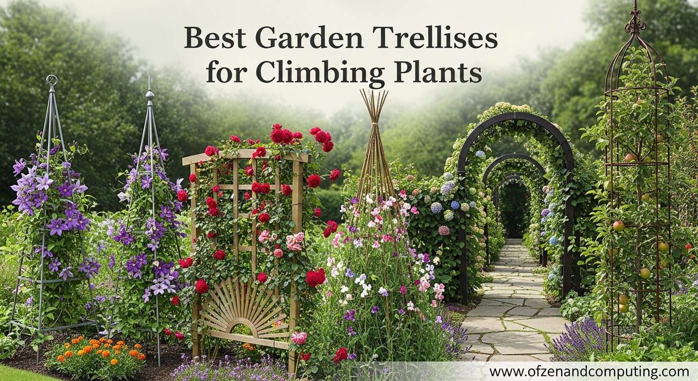 Best Garden Trellises for Climbing Plants