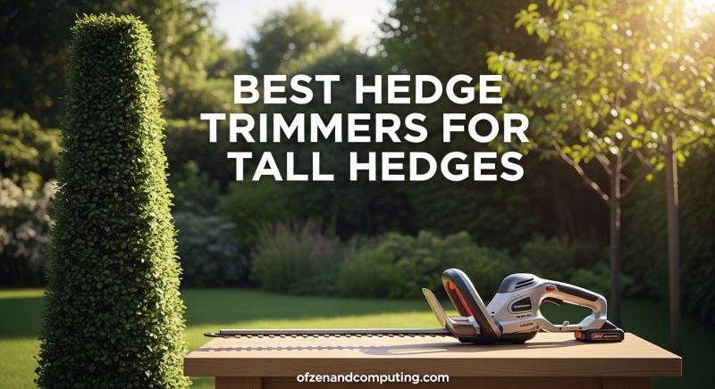 Best Hedge Trimmers for Tall Hedges