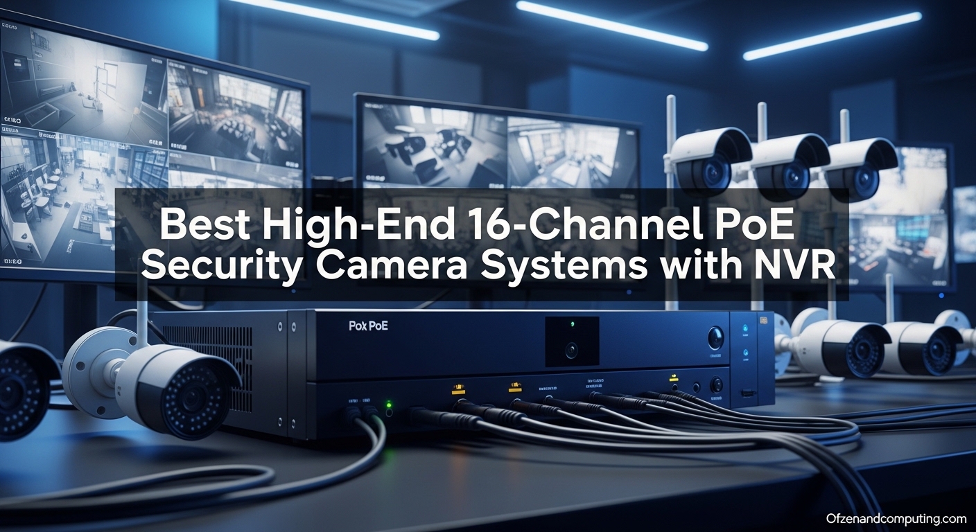 Best High-End 16-Channel PoE Security Camera Systems with NVR