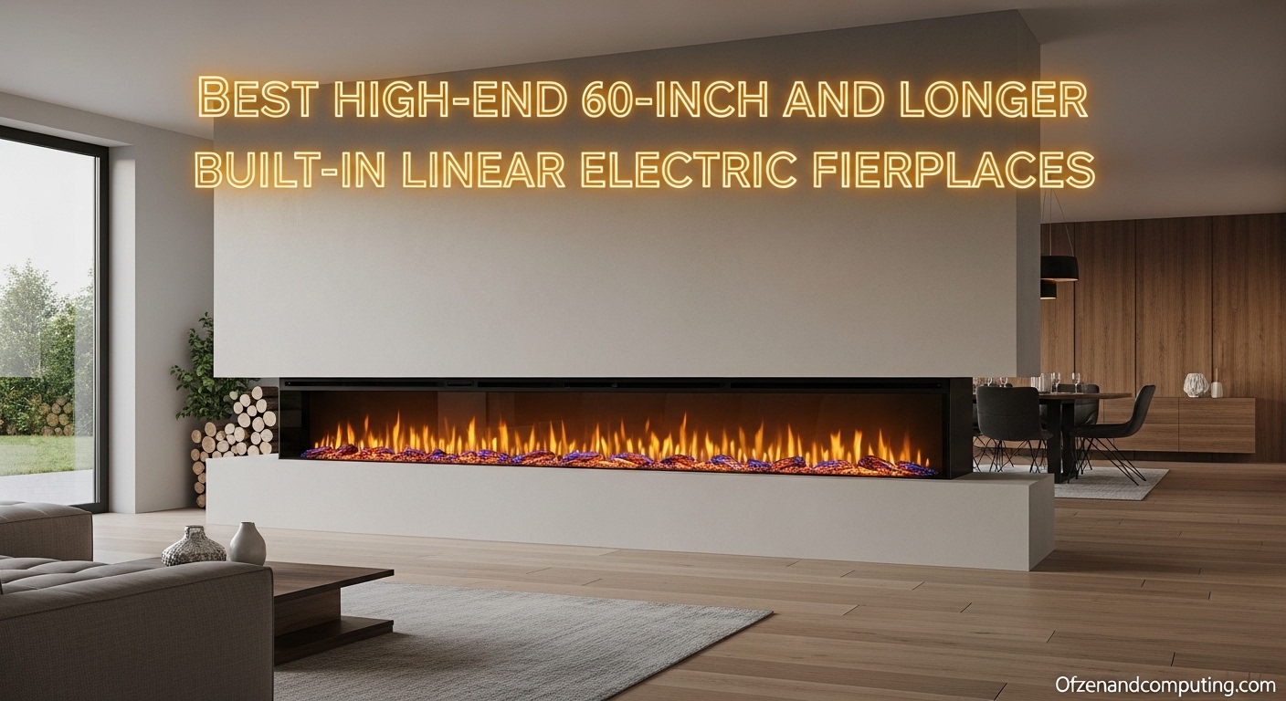 Best High-End 60-Inch and Longer Built-In Linear Electric Fireplaces