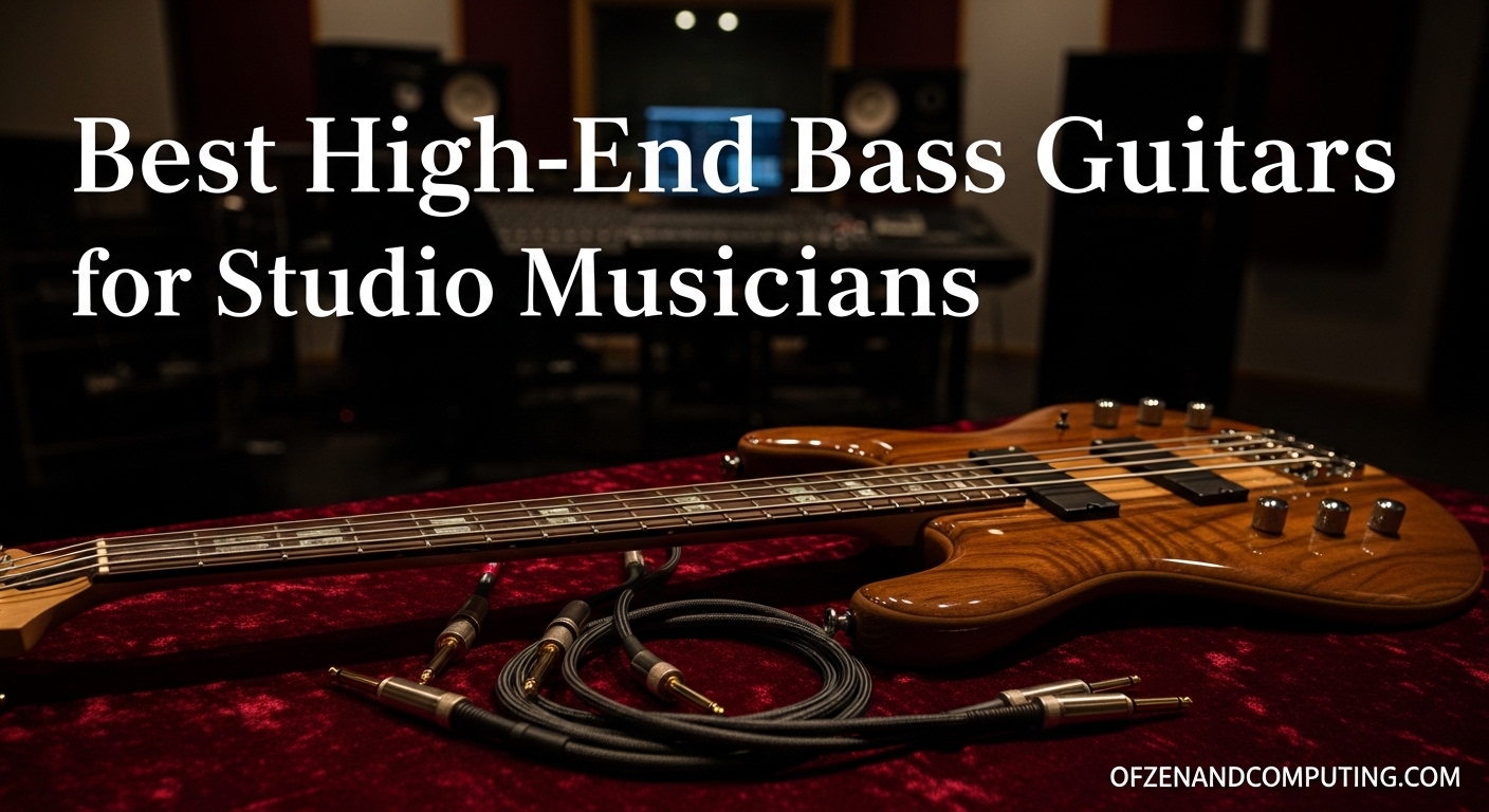 Best High-End Bass Guitars for Studio Musicians