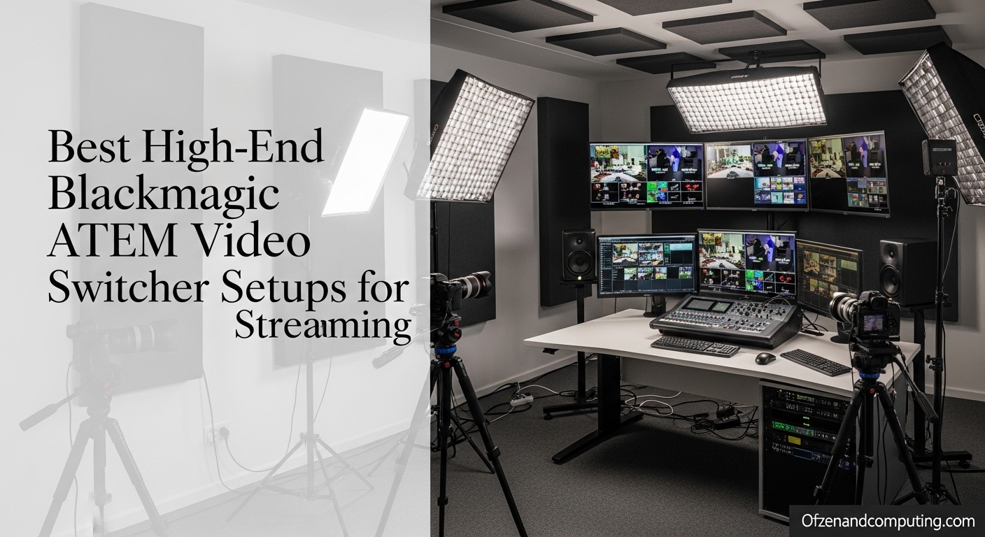 Best High-End Blackmagic ATEM Video Switcher Setups for Streaming