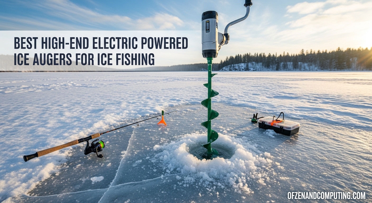 Best High-End Electric Powered Ice Augers for Ice Fishing