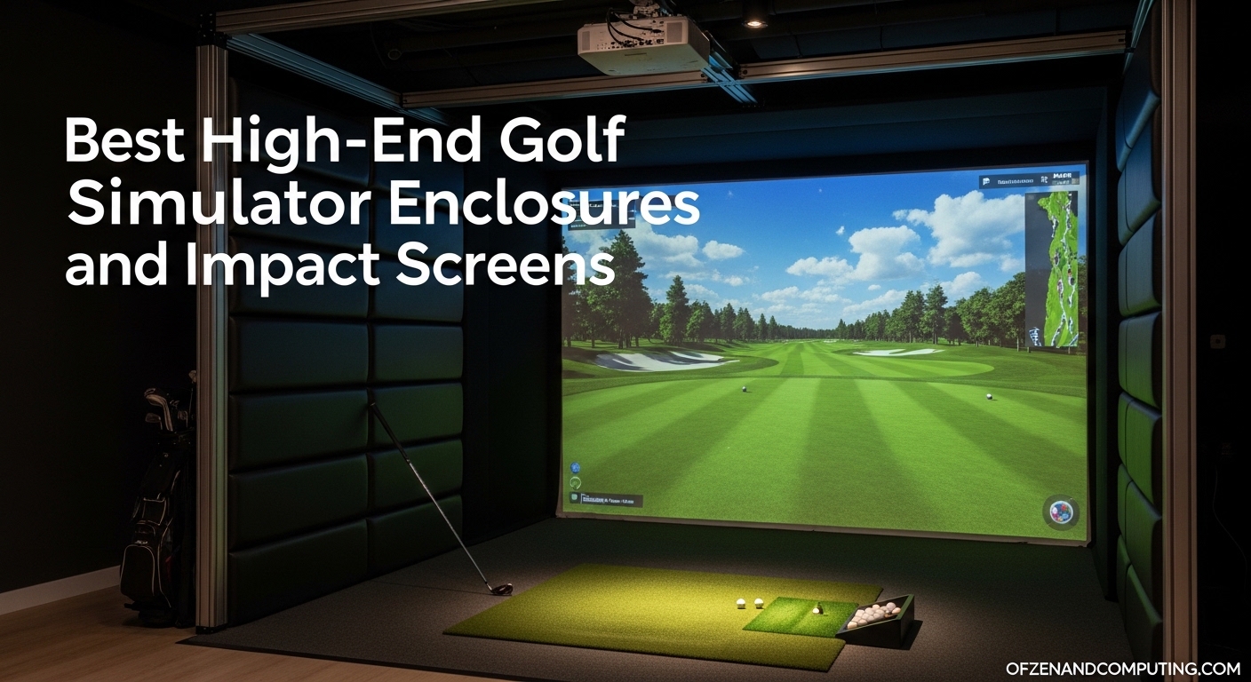 Best High-End Golf Simulator Enclosures and Impact Screens