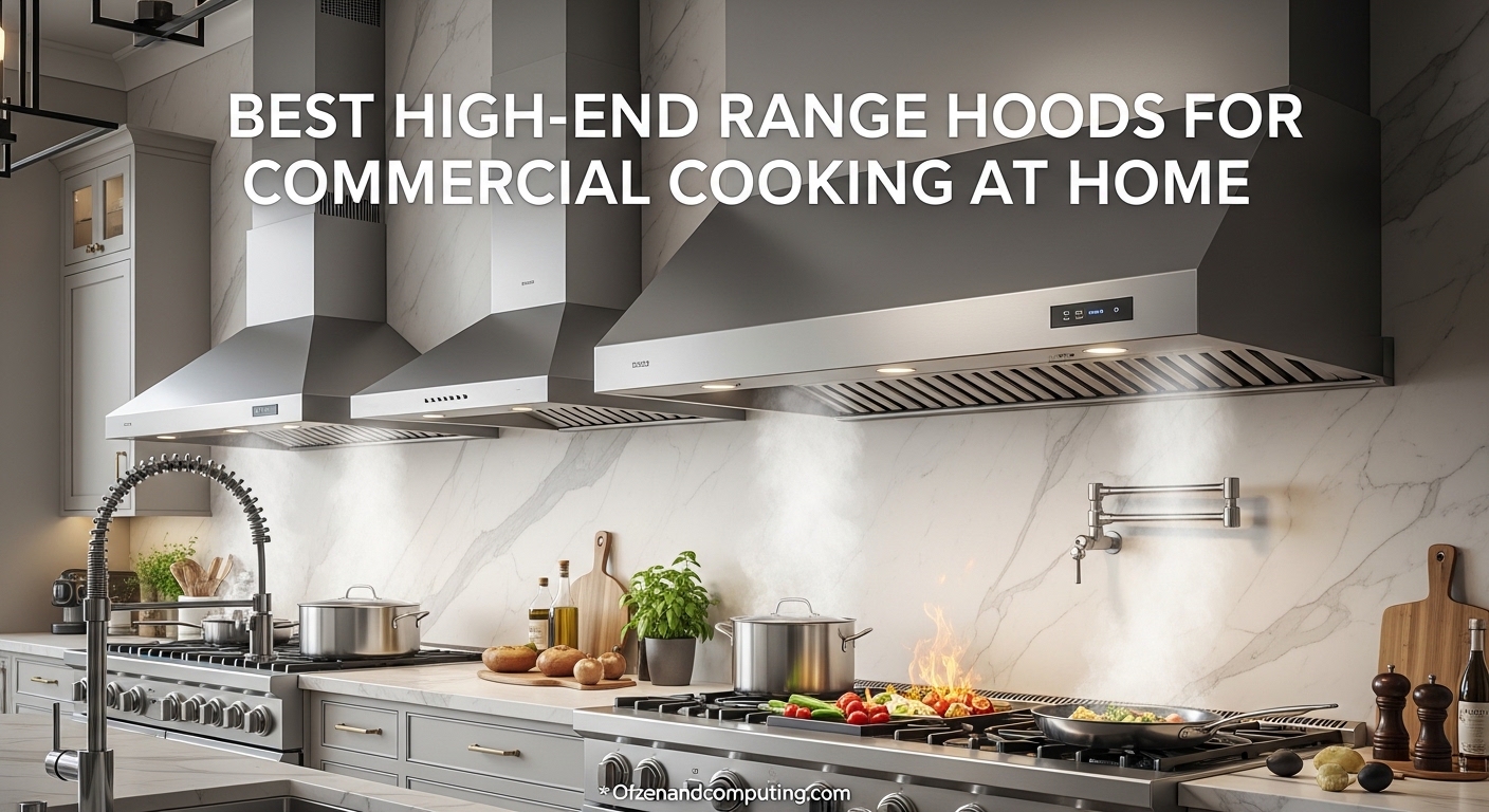 Best High-End Range Hoods for Commercial Cooking at Home