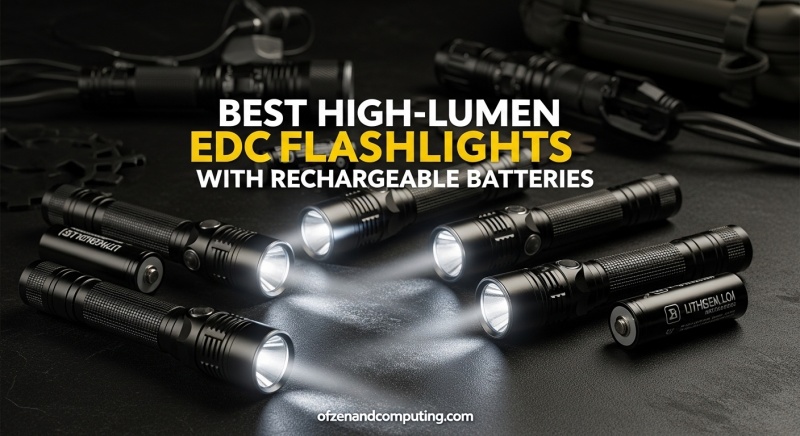 Best High-Lumen EDC Flashlights with Rechargeable Batteries