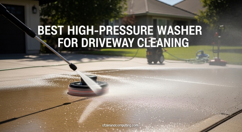 Best High-Pressure Washer for Driveway Cleaning