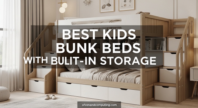 Best Kids Bunk Beds With Built-in Storage
