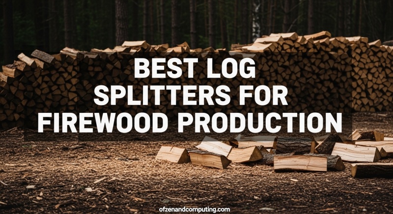 Best Log Splitter for Firewood Production