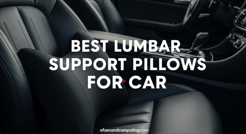 Best Lumbar Support Pillows for Car