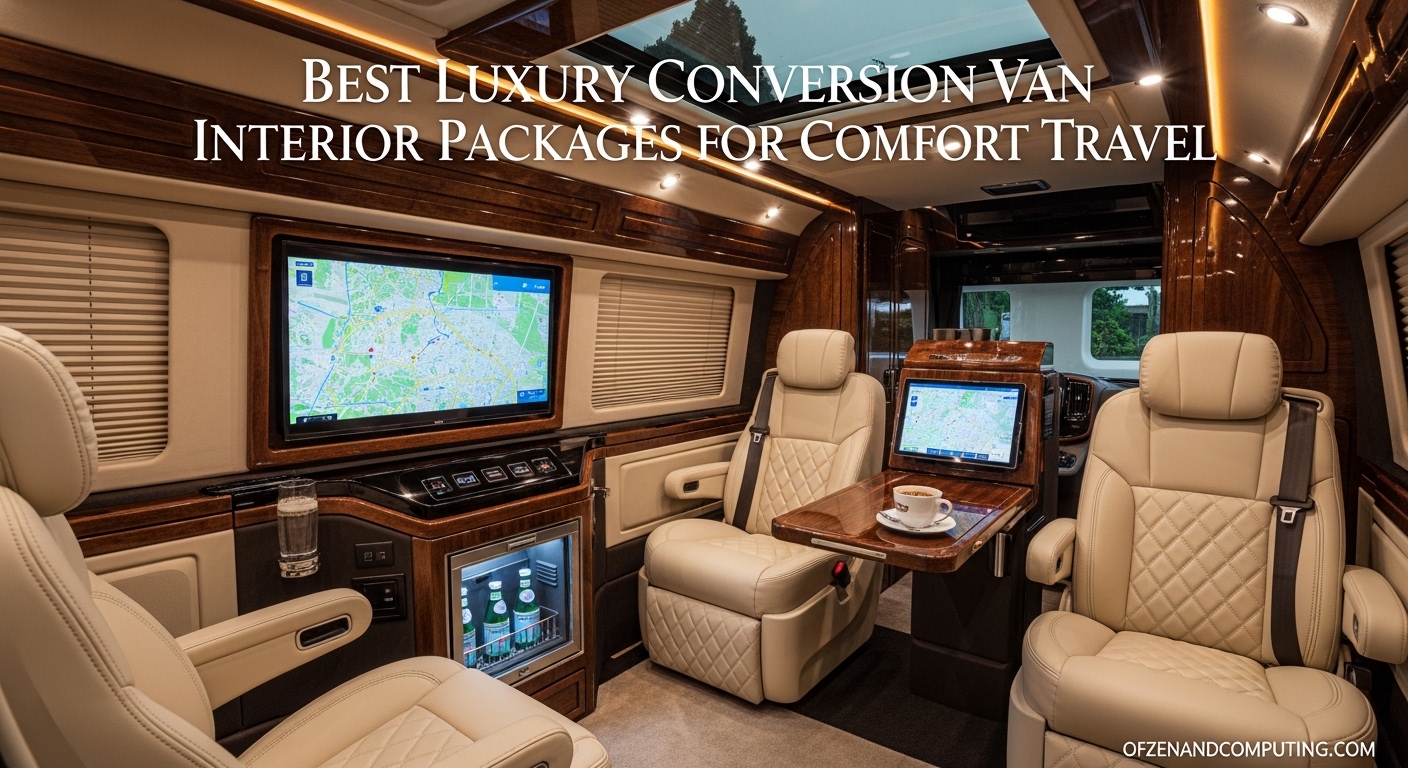 Best Luxury Conversion Van Interior Packages for Comfort Travel