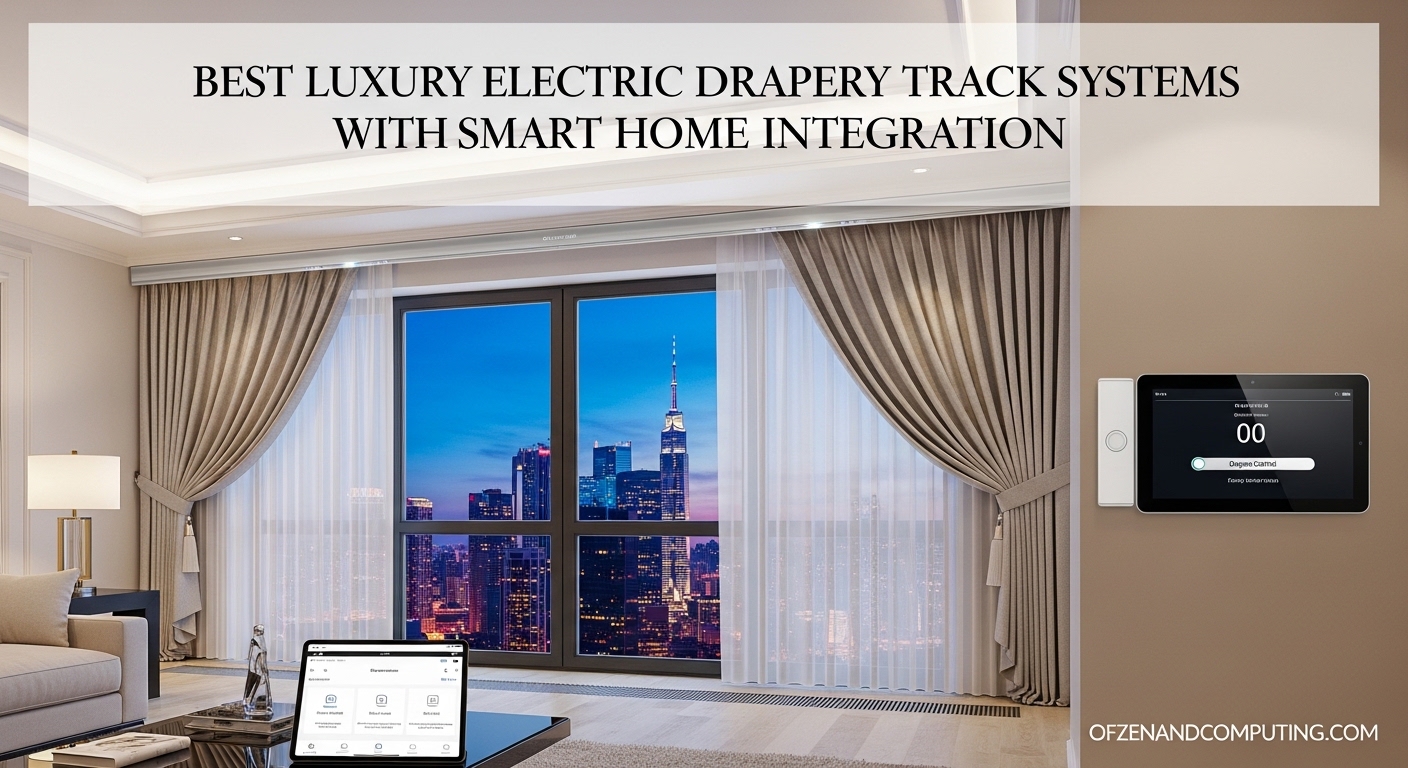 Best Luxury Electric Drapery Track Systems with Smart Home Integration