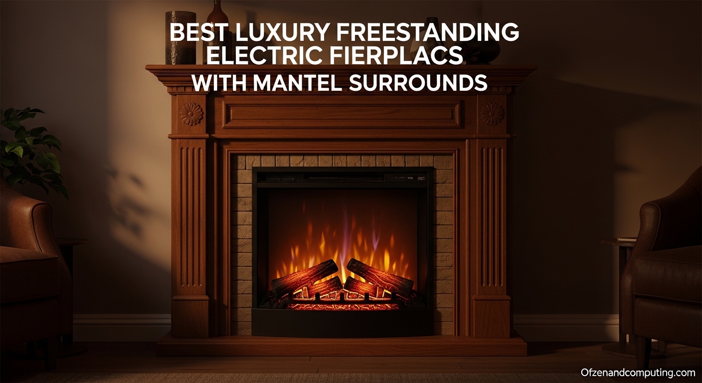 Best Luxury Freestanding Electric Fireplaces with Mantel Surrounds