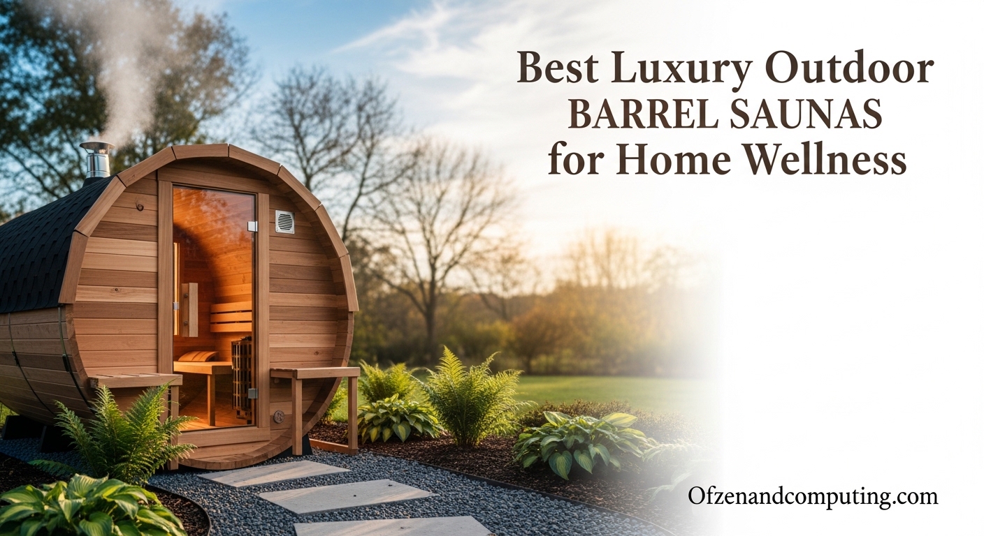 Best Luxury Outdoor Barrel Saunas for Home Wellness