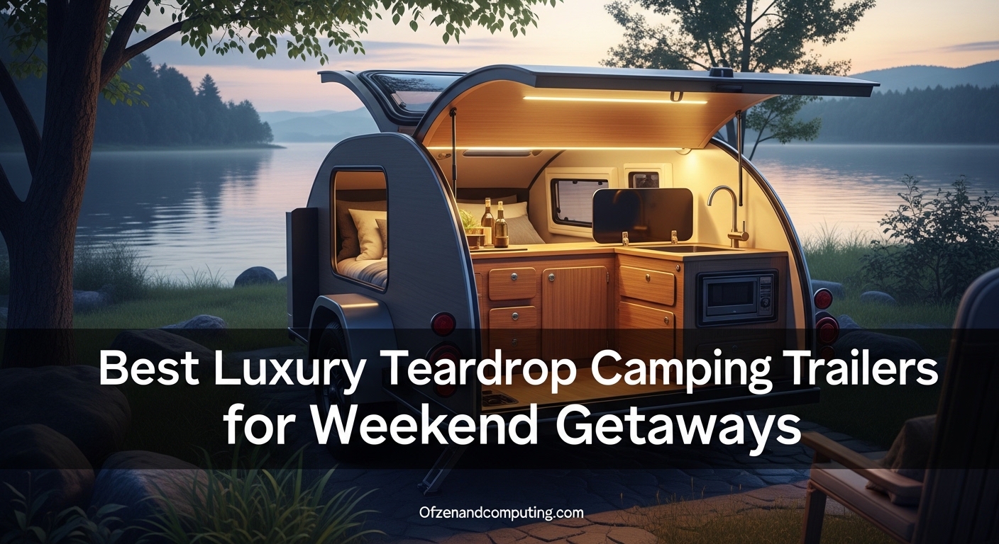 Best Luxury Teardrop Camping Trailers for Weekend Getaways