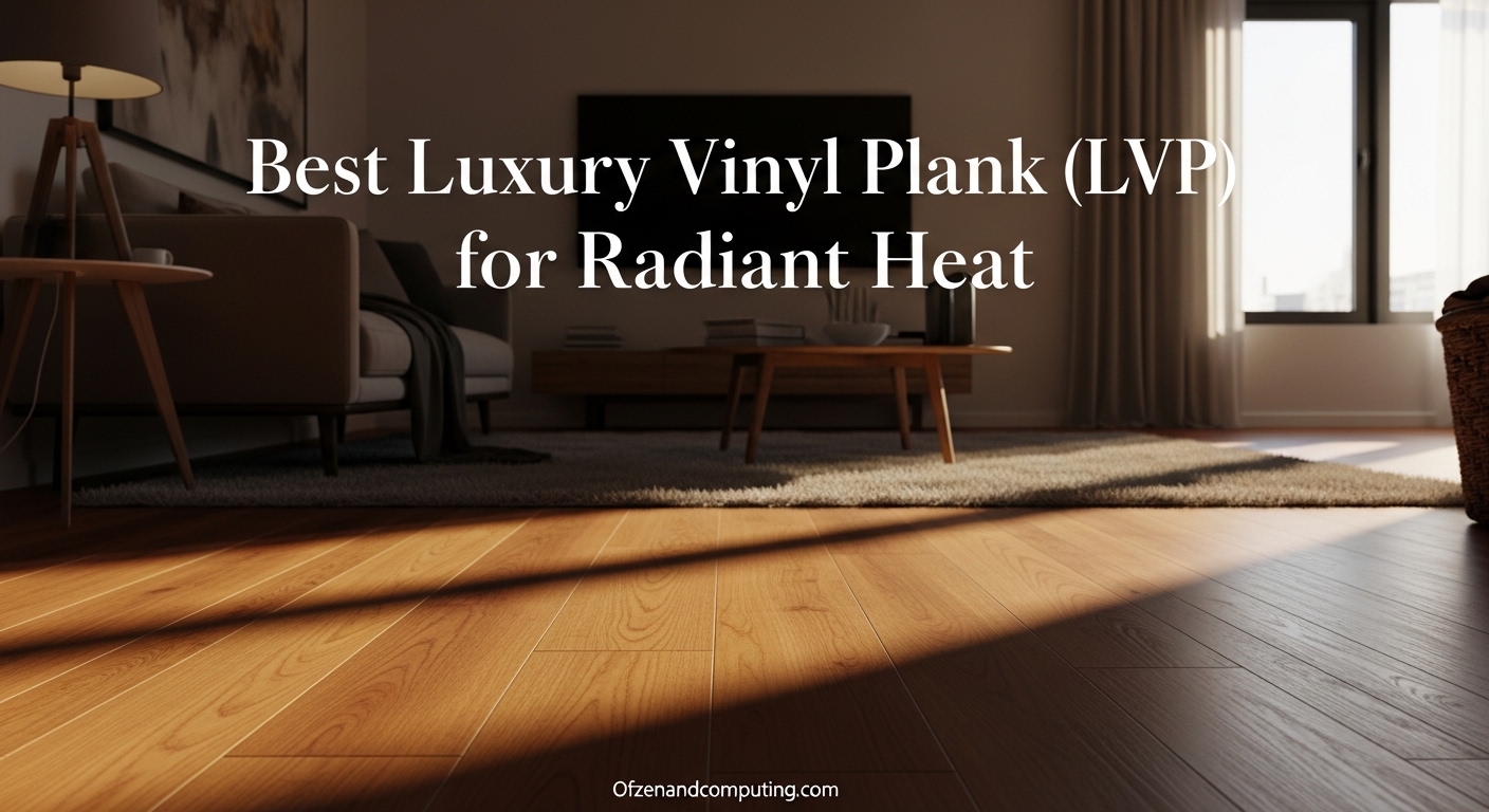 Best Luxury Vinyl Plank (LVP) for Radiant Heat