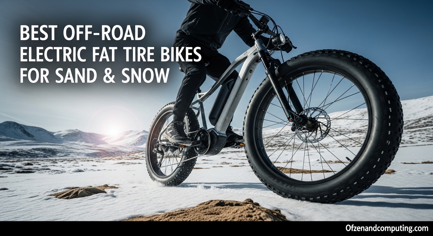 Best Off-Road Electric Fat Tire Bikes for Sand & Snow