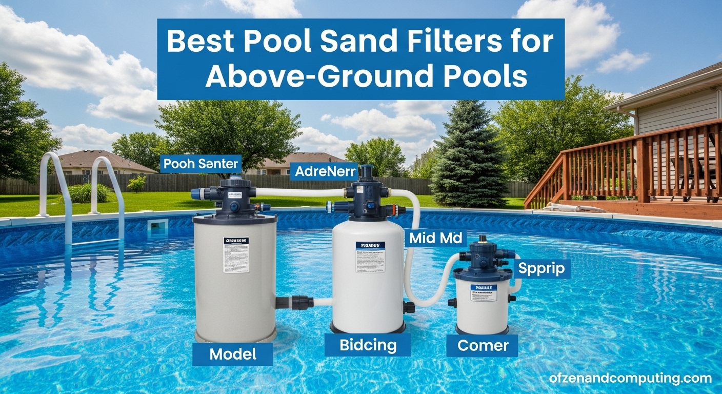 Best Pool Sand Filters for Above-Ground Pools