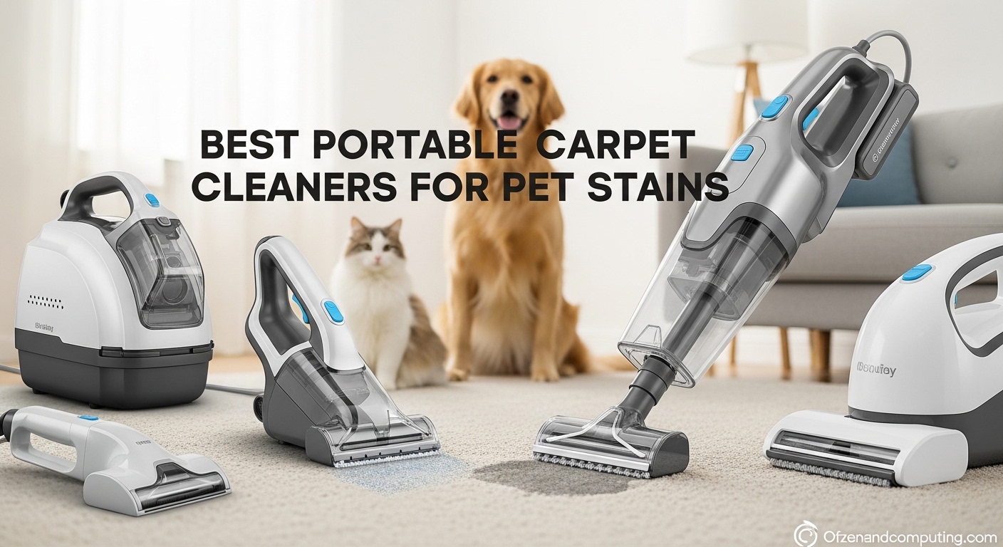 Best Portable Carpet Spot Cleaners for Pet Stains