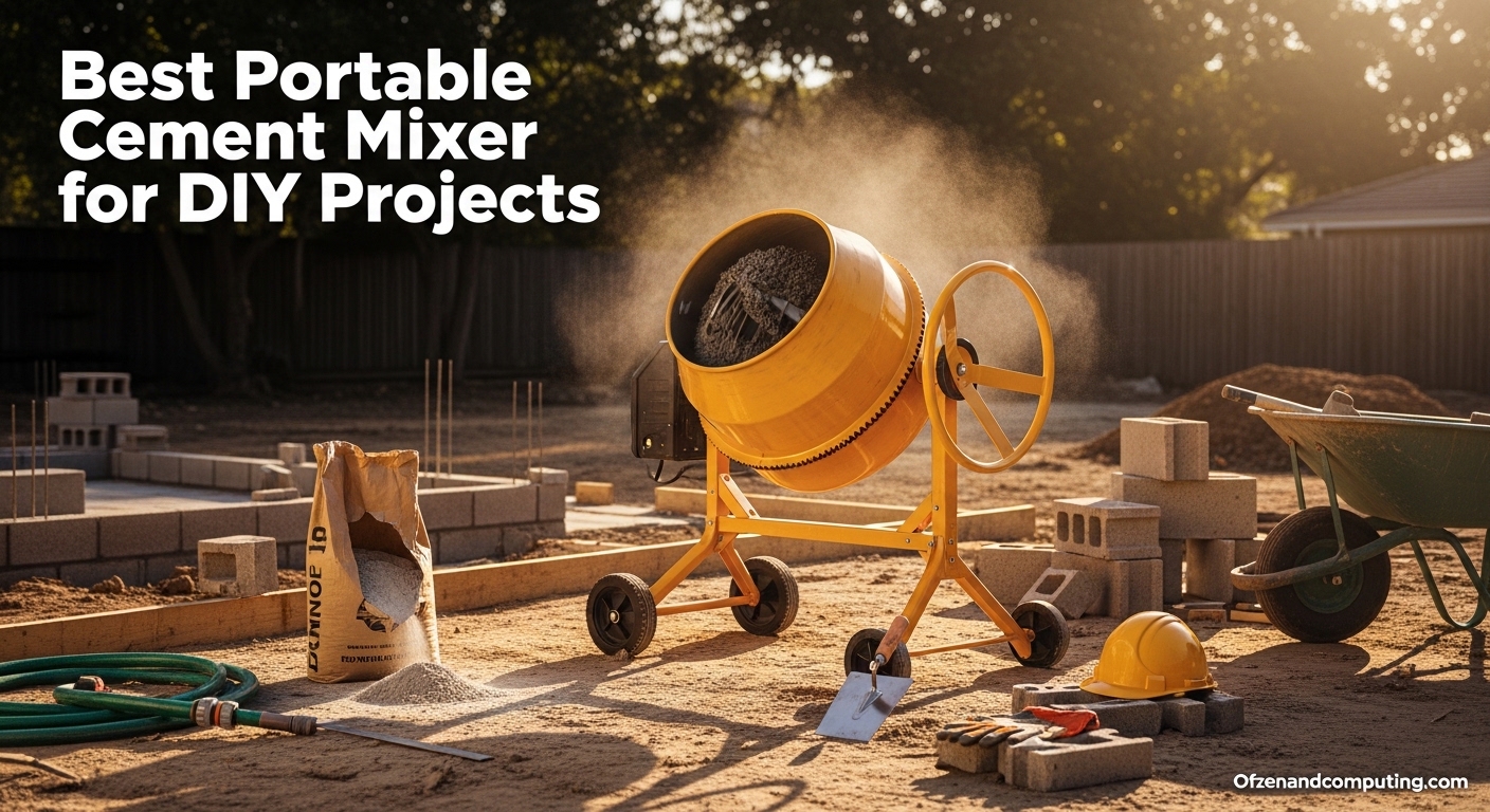 Best Portable Cement Mixer for DIY Project