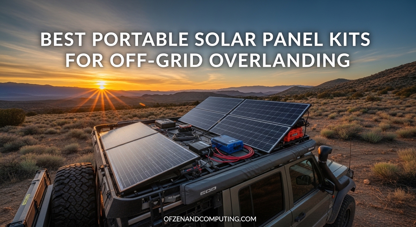 Best Portable Solar Panel Kits for Off-Grid Overlanding