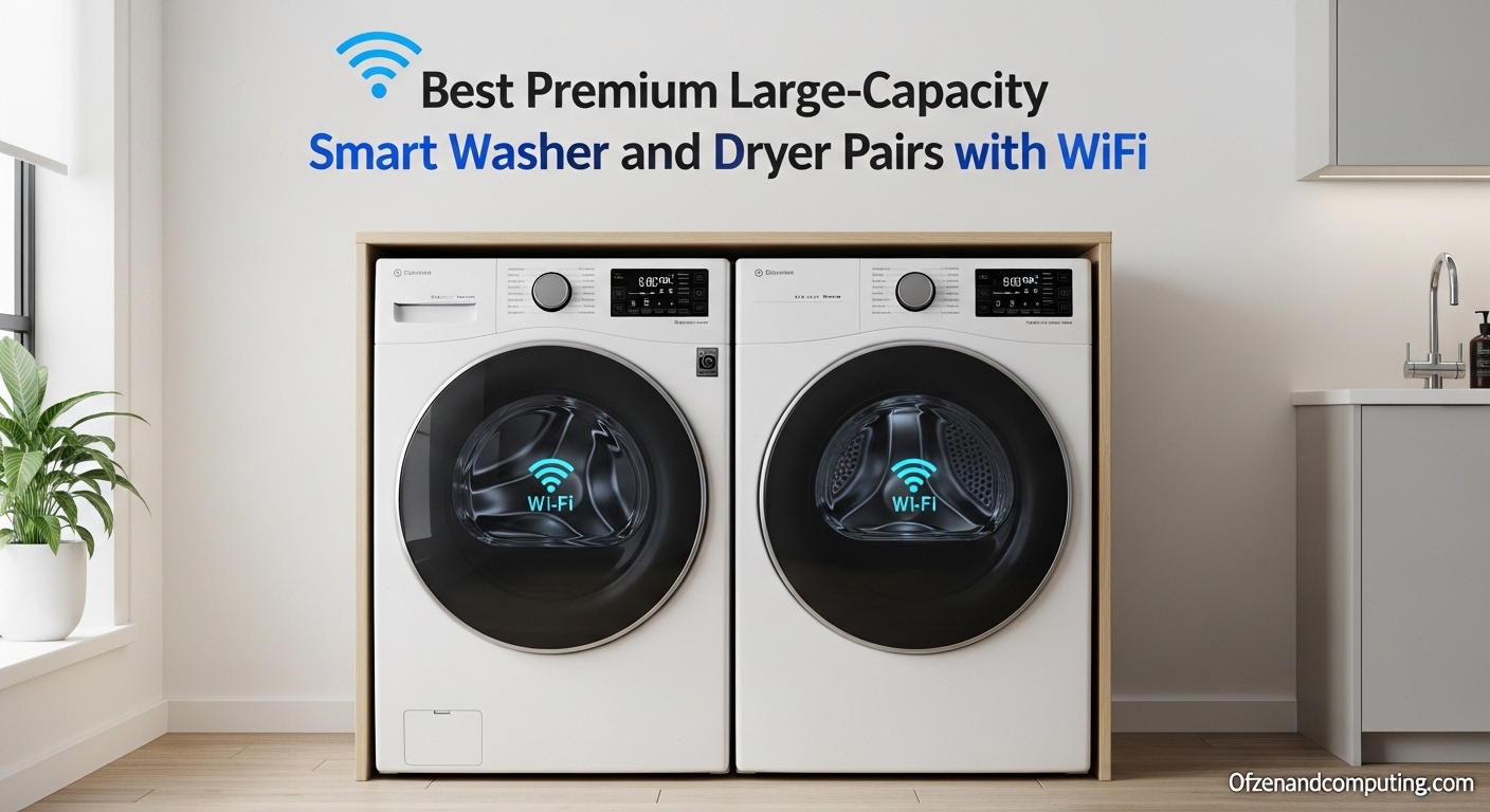 Best Premium Large-Capacity Smart Washer and Dryer Pairs with WiFi