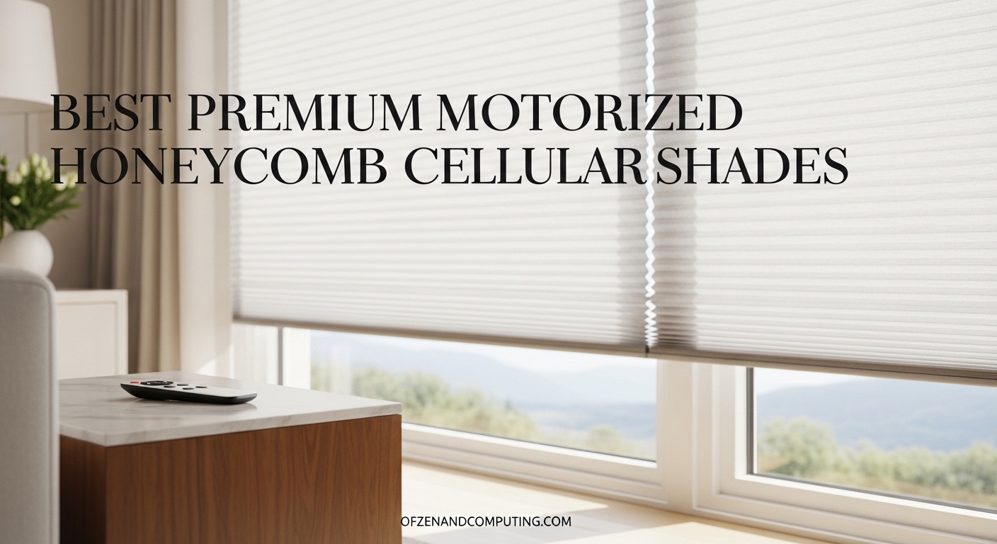 Best Premium Motorized Honeycomb Cellular Shades