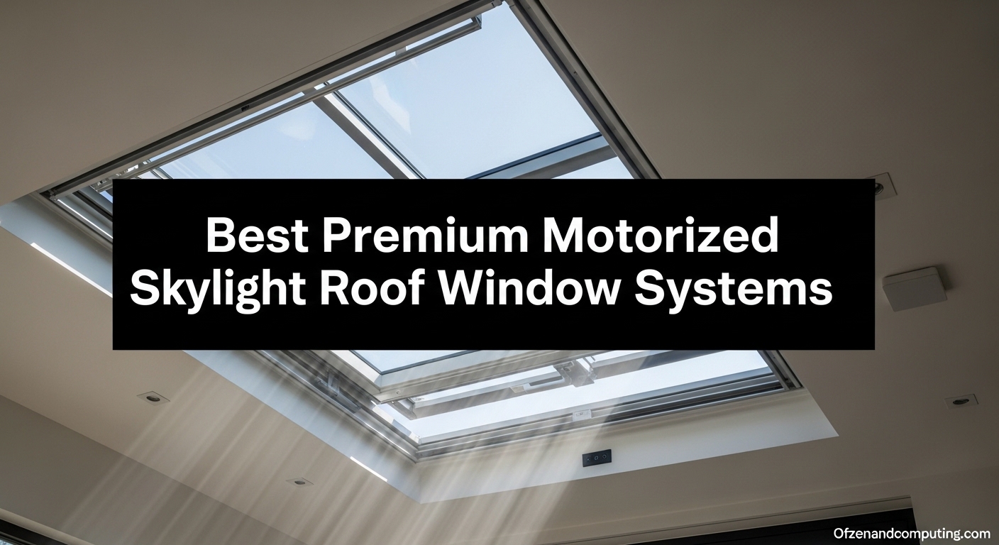 Best Premium Motorized Skylight and Roof Window Systems